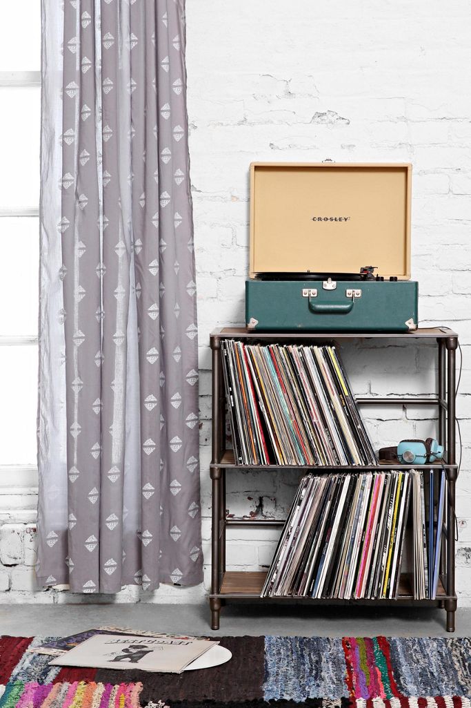 Industrial Vinyl Storage Shelf Urban Outfitters UK