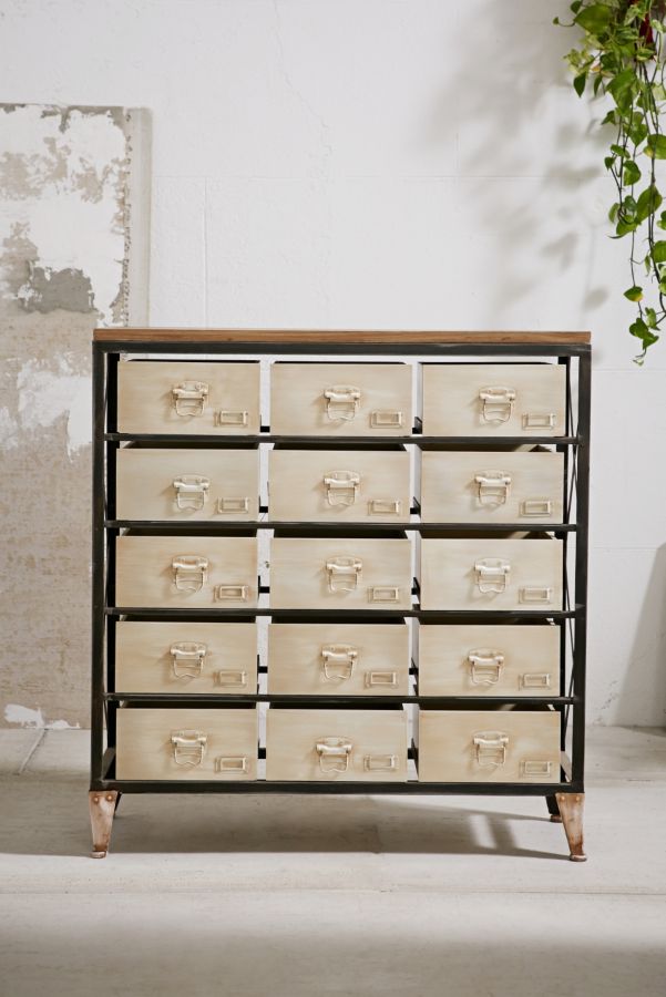 Industrial White Storage Dresser Urban Outfitters Uk