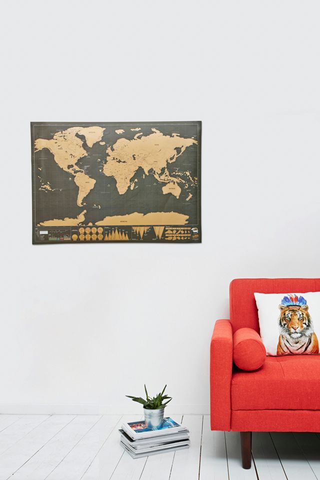 Scratch Map Deluxe Urban Outfitters UK