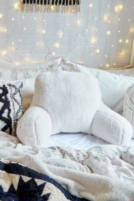 Ivory Shearling Boo Pillow | Urban 