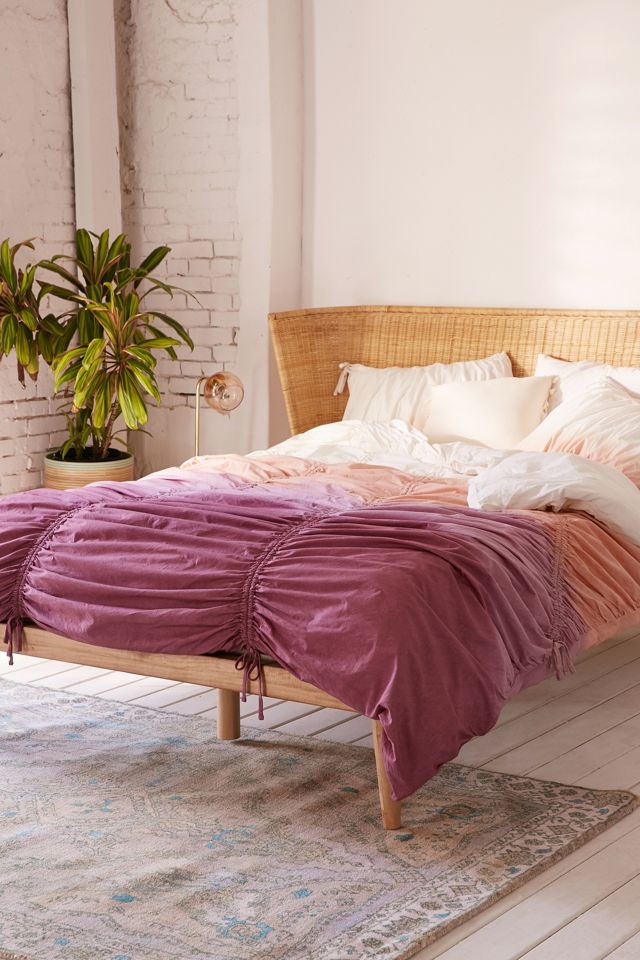 Dipped Gathered Duvet Cover Urban Outfitters UK