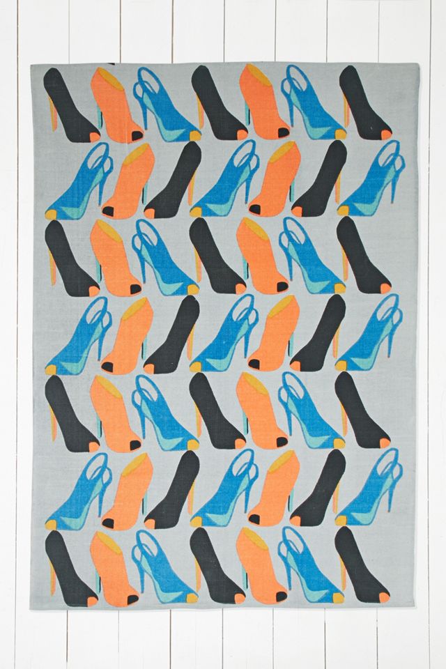 Rude Shoes 5x7 Rug Urban Outfitters UK