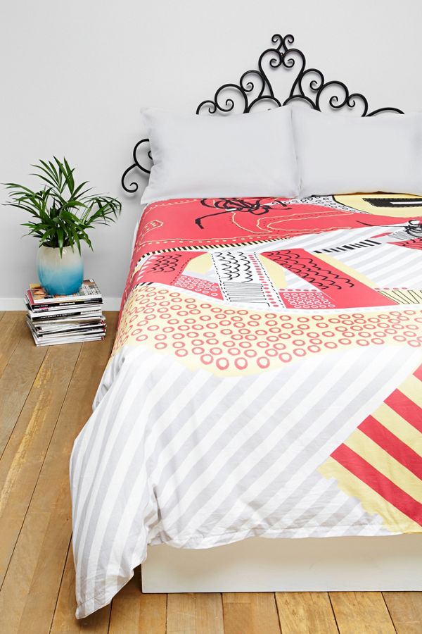 Rude Brogue Shoe King Size Duvet Set Urban Outfitters Uk