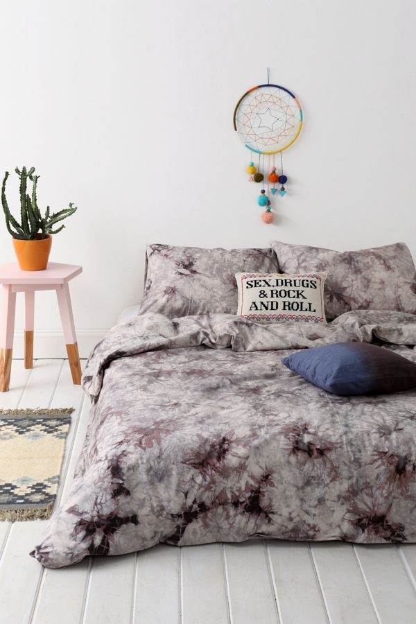 Acid Wash Double Duvet Cover Urban Outfitters De