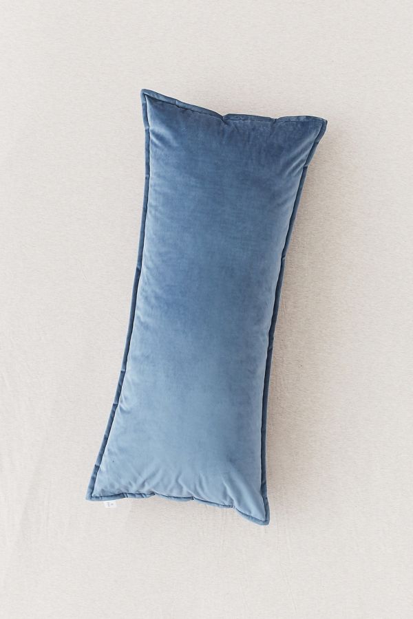 Dark Grey Velvet Body Pillow Urban Outfitters UK