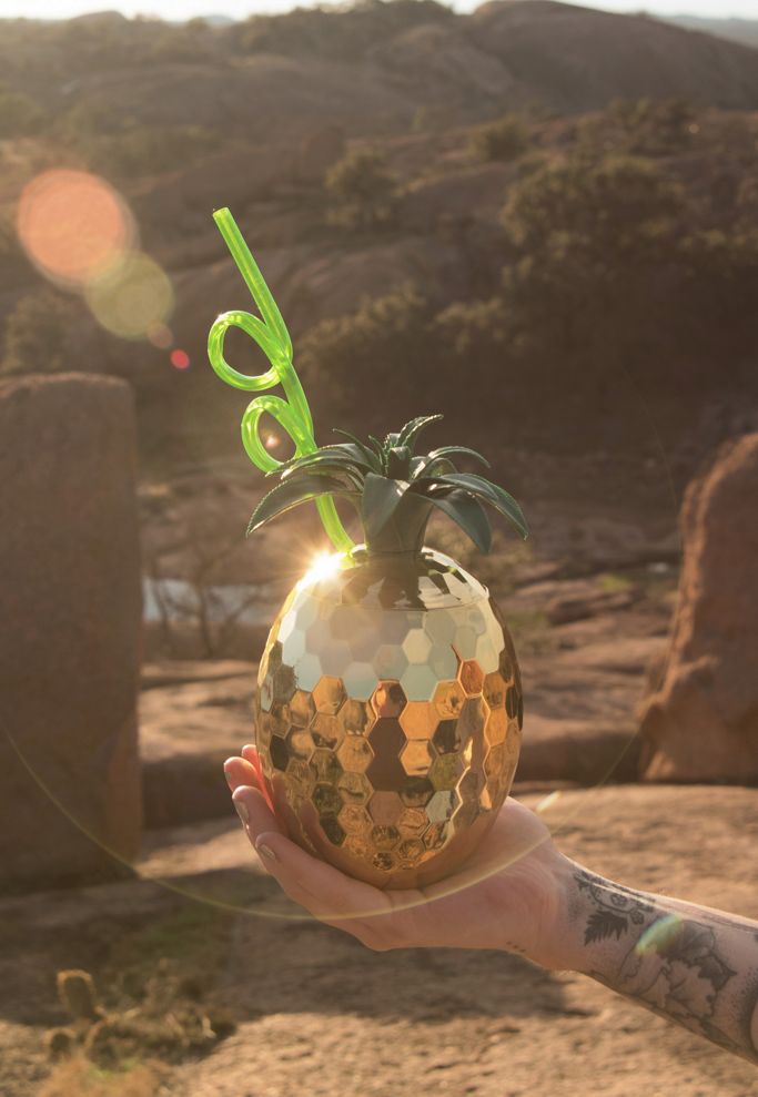 Disco Pineapple Sipper Cup Urban Outfitters DE