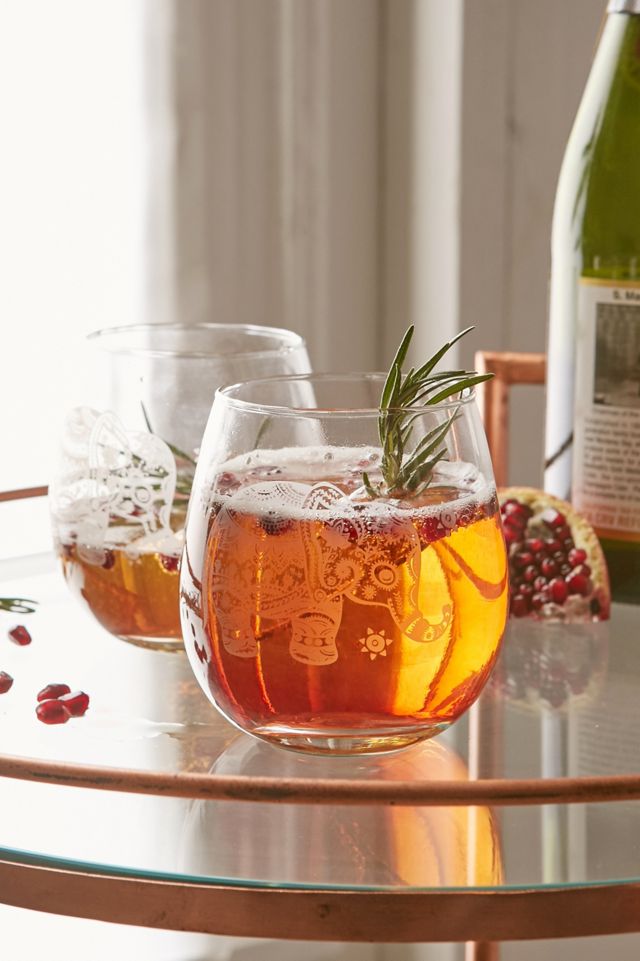 Elephant Wine Glass Set Urban Outfitters De