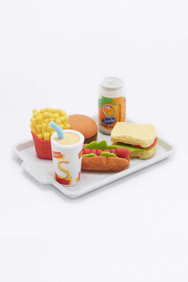 Fast Food Eraser Set Urban Outfitters UK