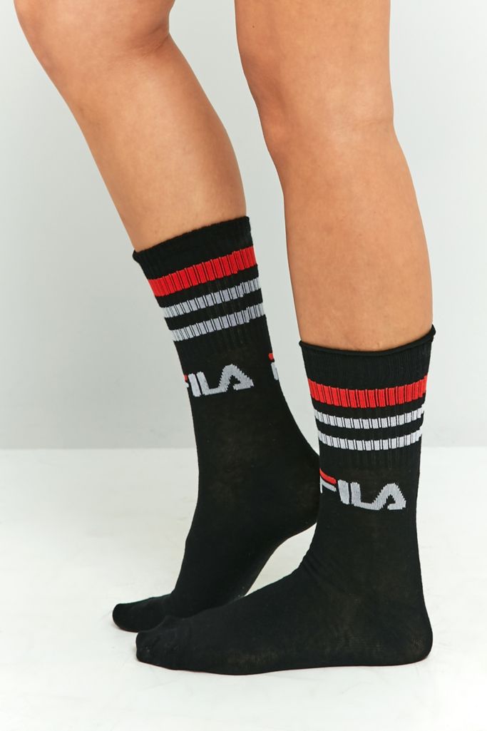 pink fila socks