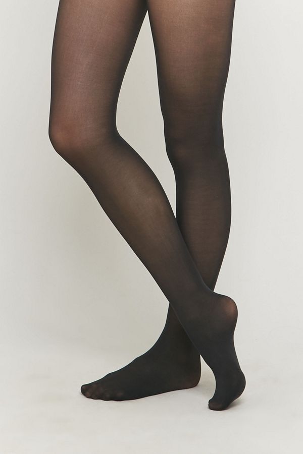 40 Denier SemiSheer Black Tights Urban Outfitters UK