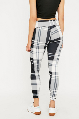 reebok plaid leggings