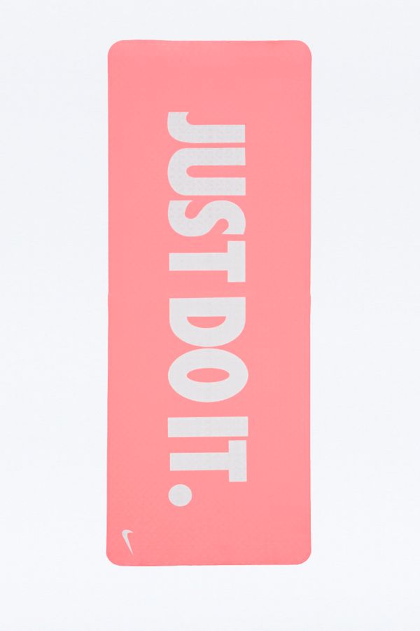 Nike Just Do It Yoga Mat In Pink Urban Outfitters Uk