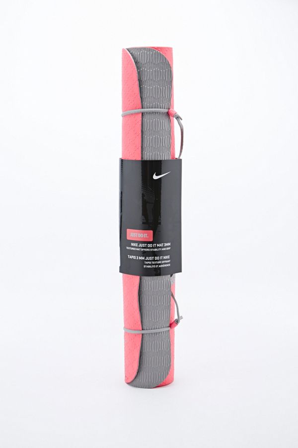 Nike Just Do It Yoga Mat In Pink Urban Outfitters Uk