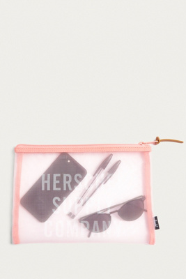 herschel mesh pouch