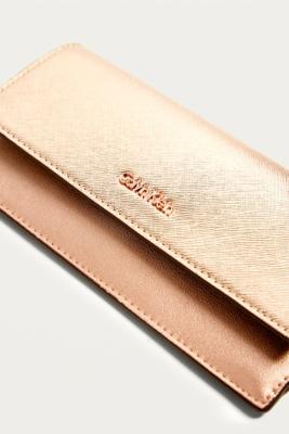 calvin klein rose gold purse