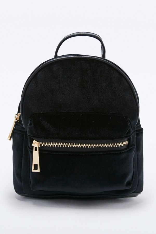 Velvet Mini Backpack Urban Outfitters UK