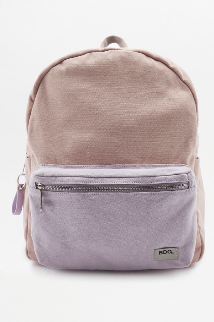 BDG TwoToned Canvas Backpack Urban Outfitters UK