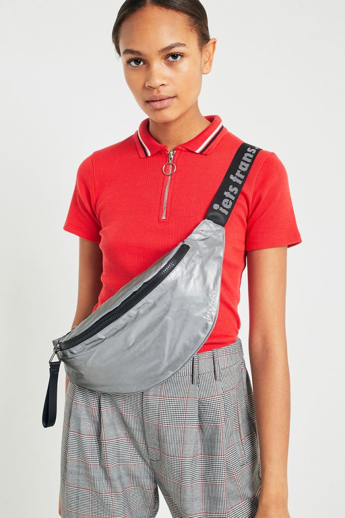 Iets frans… Silver Nylon Cross Body Bum Bag | Urban Outfitters UK