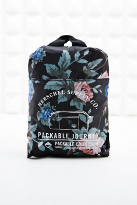 herschel floral duffle bag