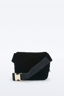 black velvet bum bag