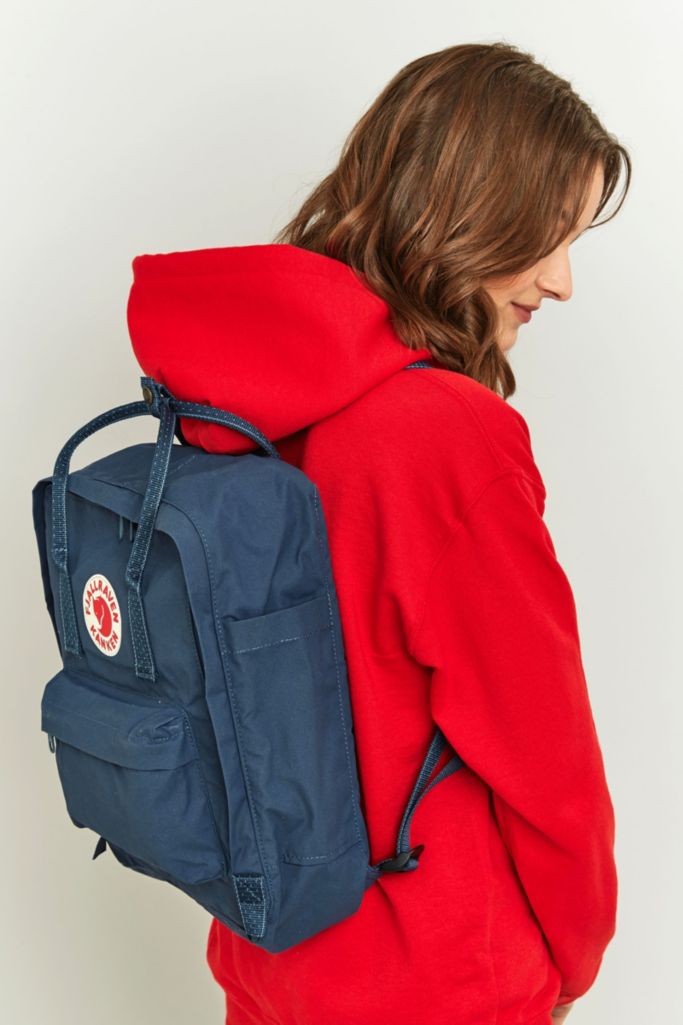 Fjallraven Kanken Royal Blue Pinstripe Backpack | Urban Outfitters UK
