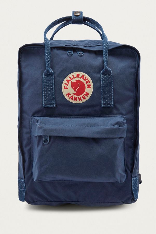 Fjallraven Kanken Royal Blue Pinstripe Backpack Urban Outfitters UK