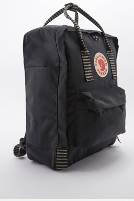 kanken classic black striped