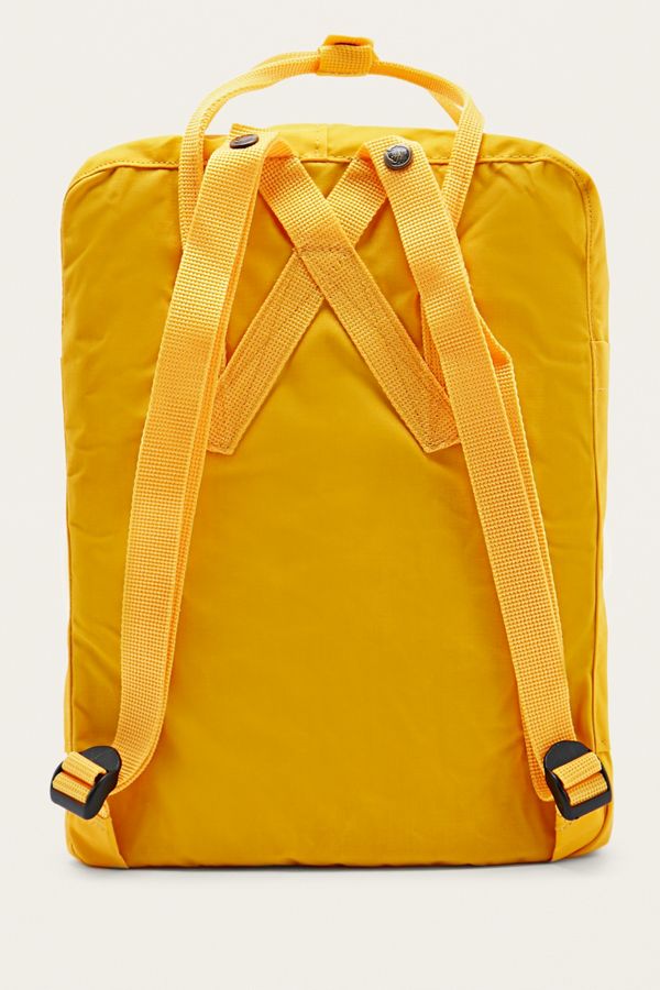 kanken backpack warm yellow
