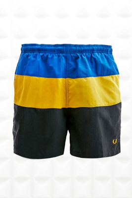 fred perry classic swim shorts