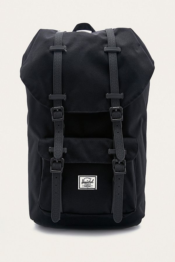 Herschel Supply co. Little America Black Chocolate Backpack | Urban ...