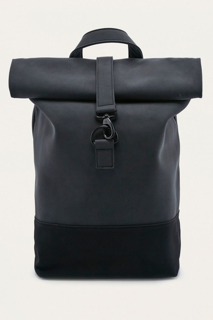 Loom Matte Black Rolltop Backpack Urban Outfitters DE