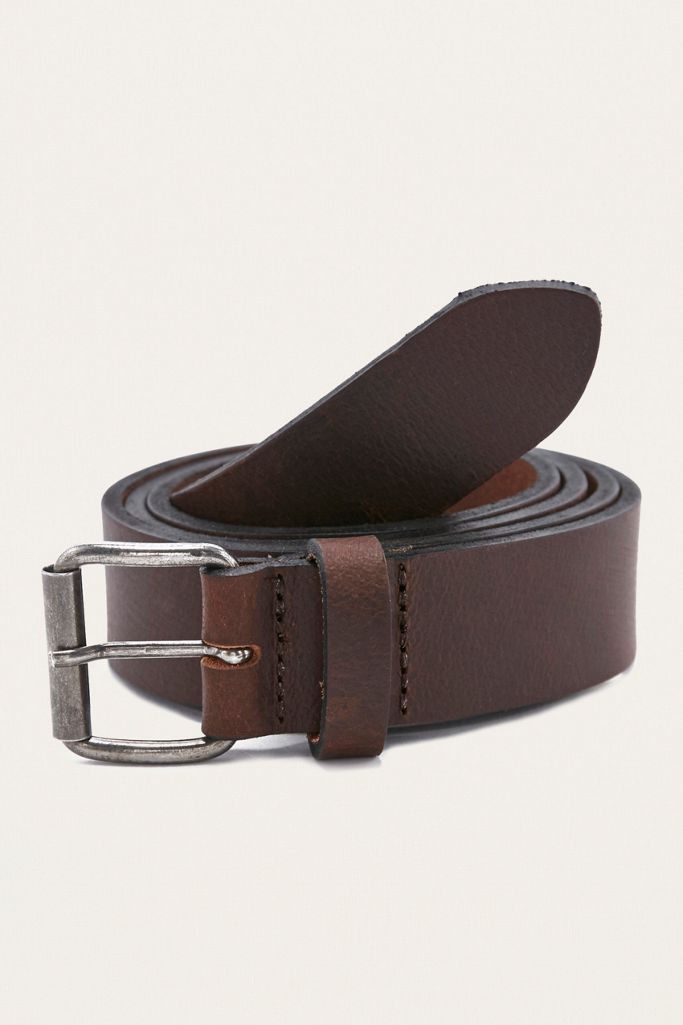 Brown Clean Leather Belt Urban Outfitters UK