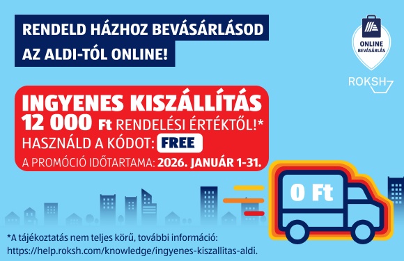 ALDI Roksh online bevásárlás