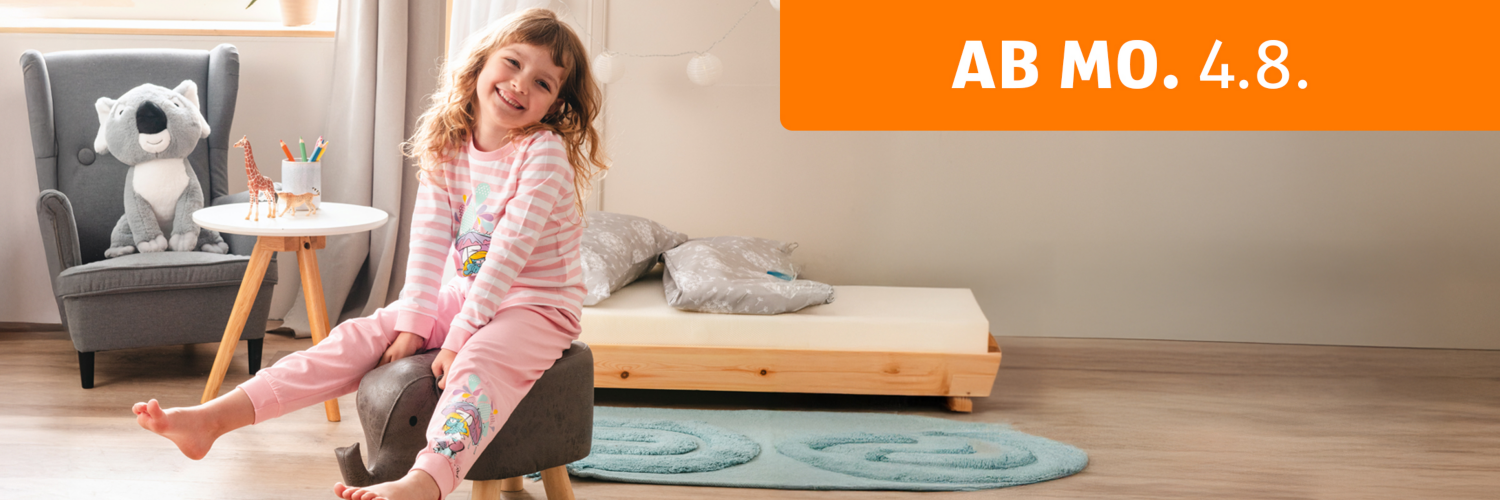 Kindertextilien Angebote - ab 4.8.