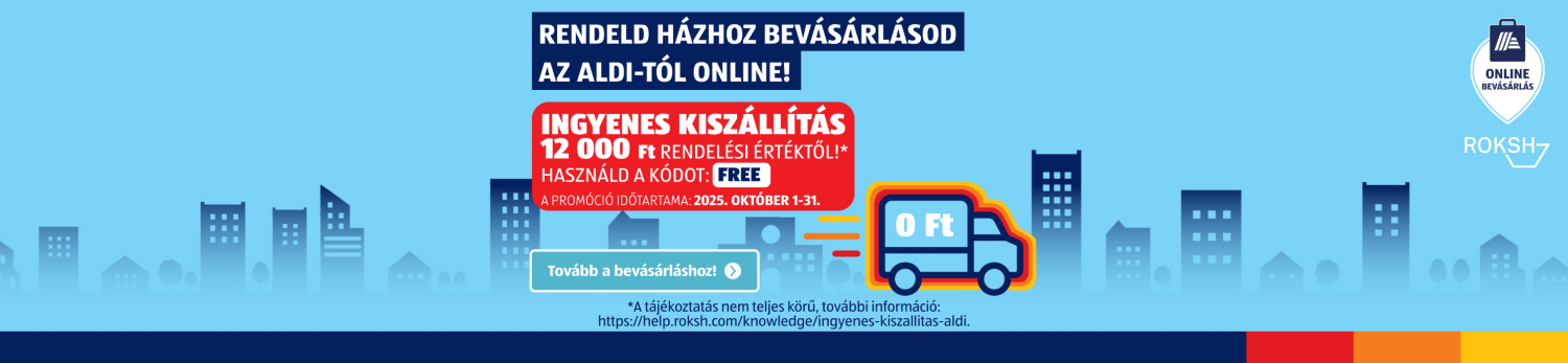 Rendeld házhoz bevásárlásod az ALDI-tól online!