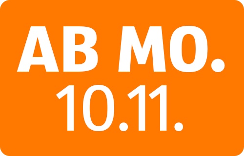 Sportliche Angebote - ab 10.11.