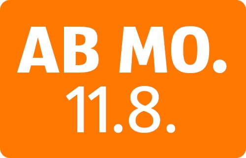 Schulangebote - ab 11.8.