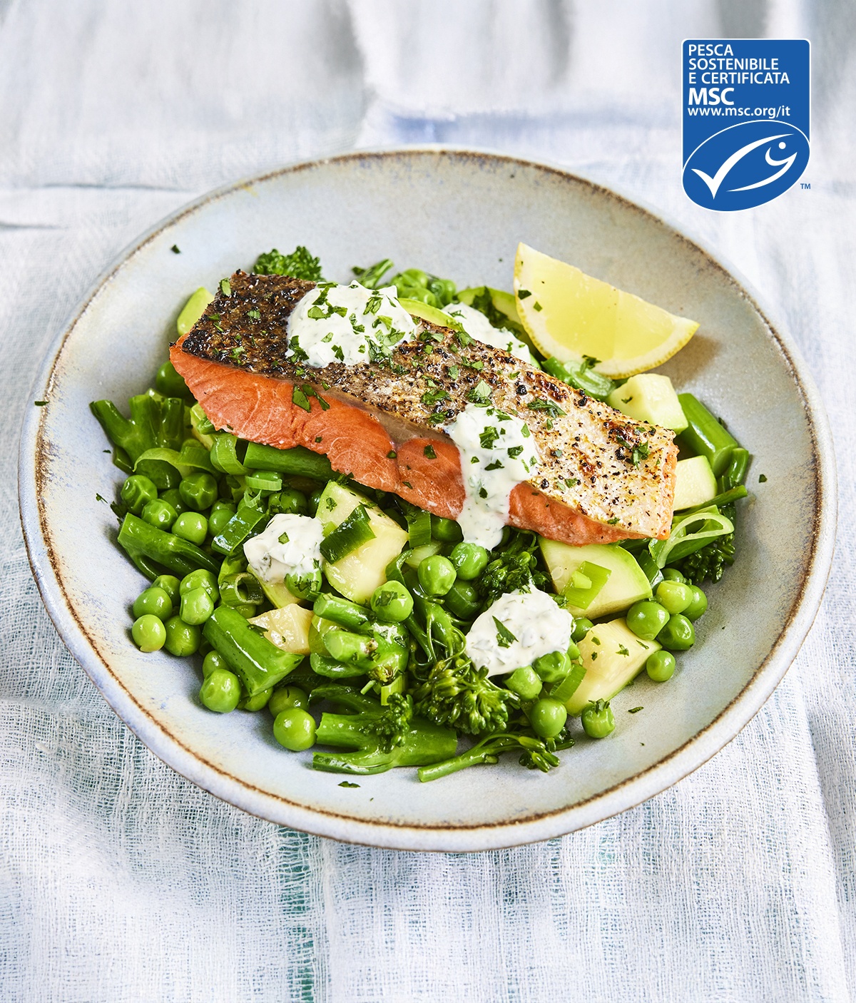 Salmone selvaggio certificato MSC