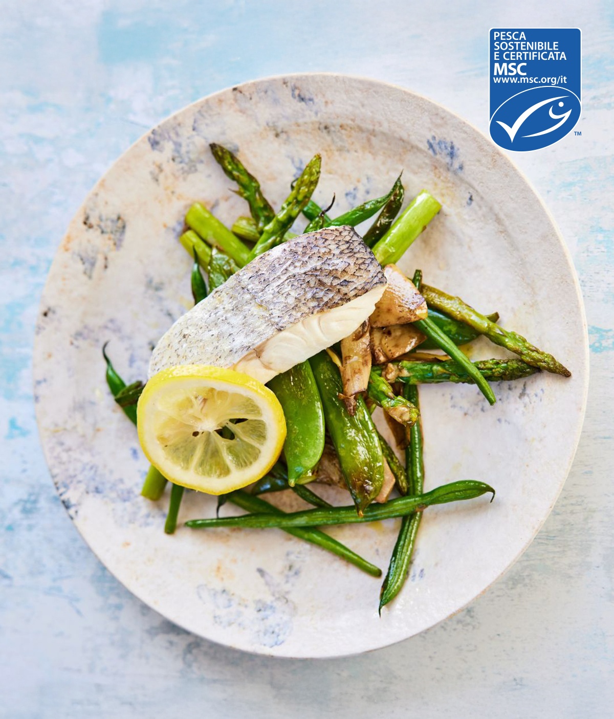 Nasello agrumato al vapore con verdure