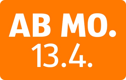 Wohlfühlangebote – ab 13.4.