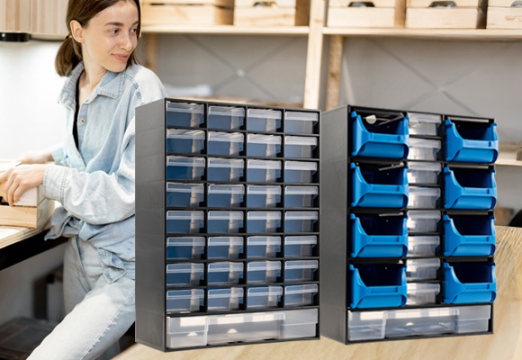 Dva predalnika za delavnico