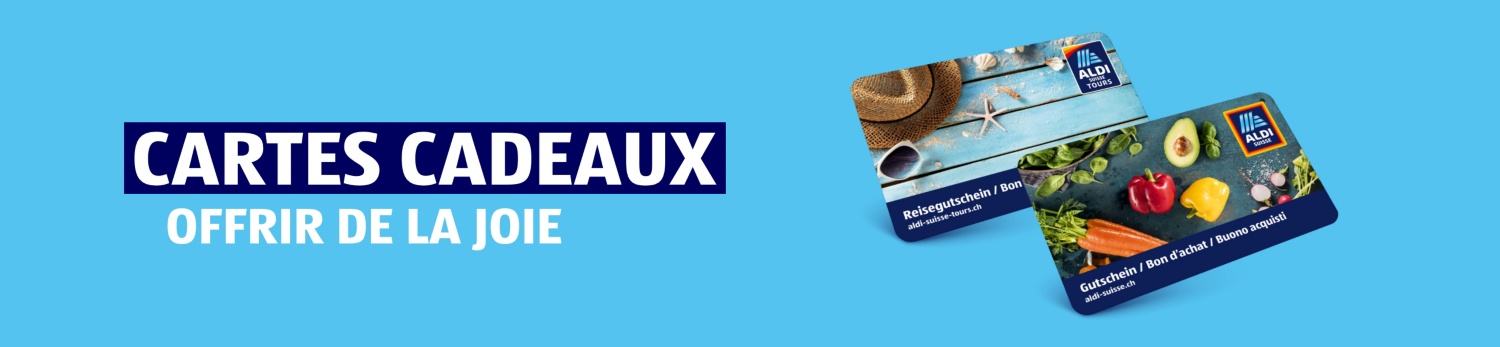 ALDI SUISSE – Geschenkkarten