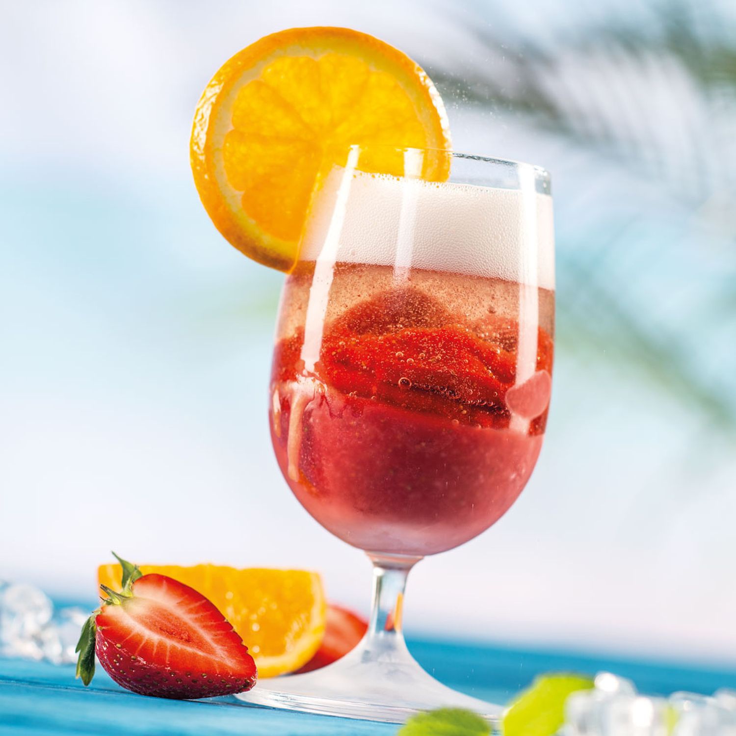 Erdbeer Aperol Granita Hofer Rezeptwelt