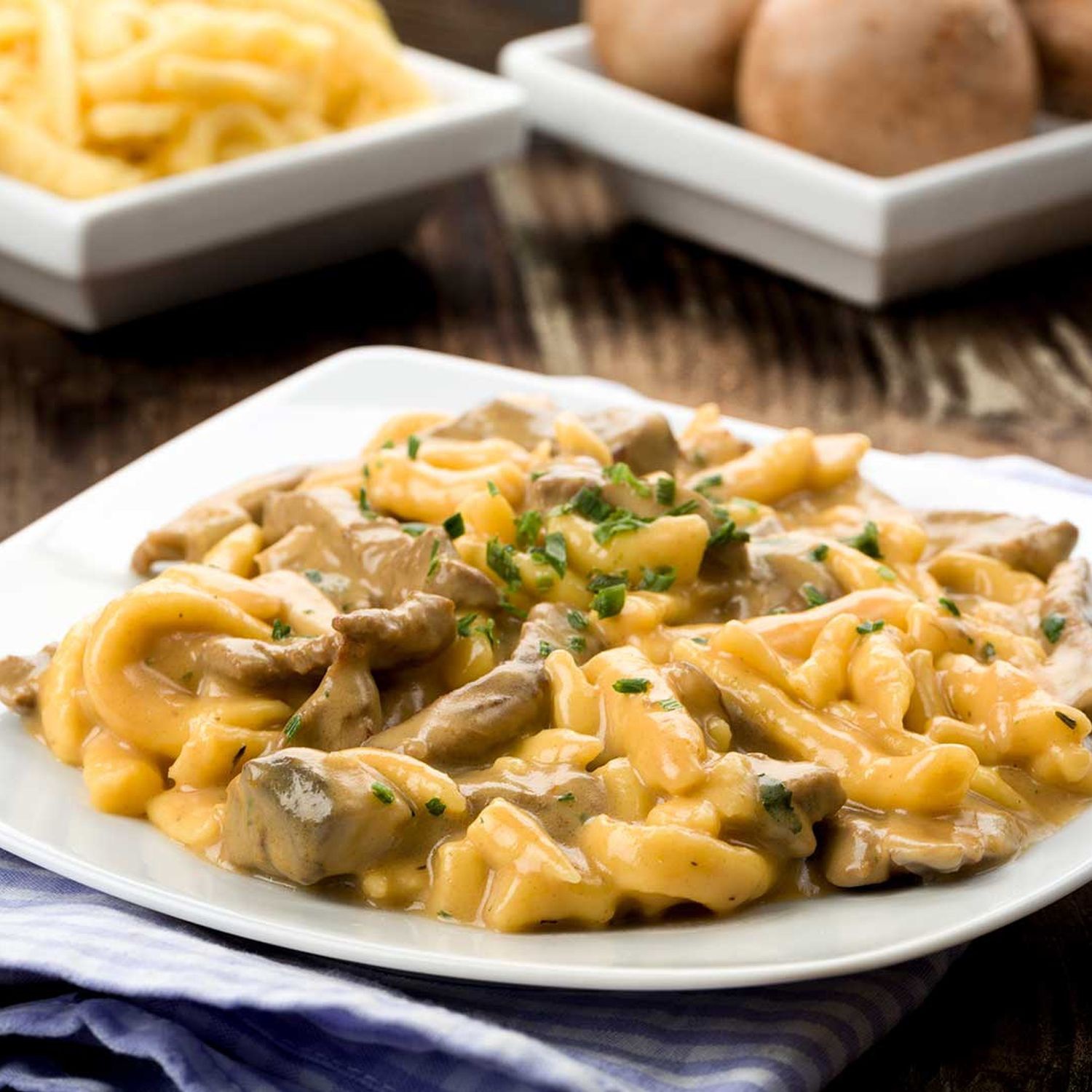 Schweinefilet Geschnetzelt Mit Einer MäChtigen PilzsoßE - Rezepte Suchen