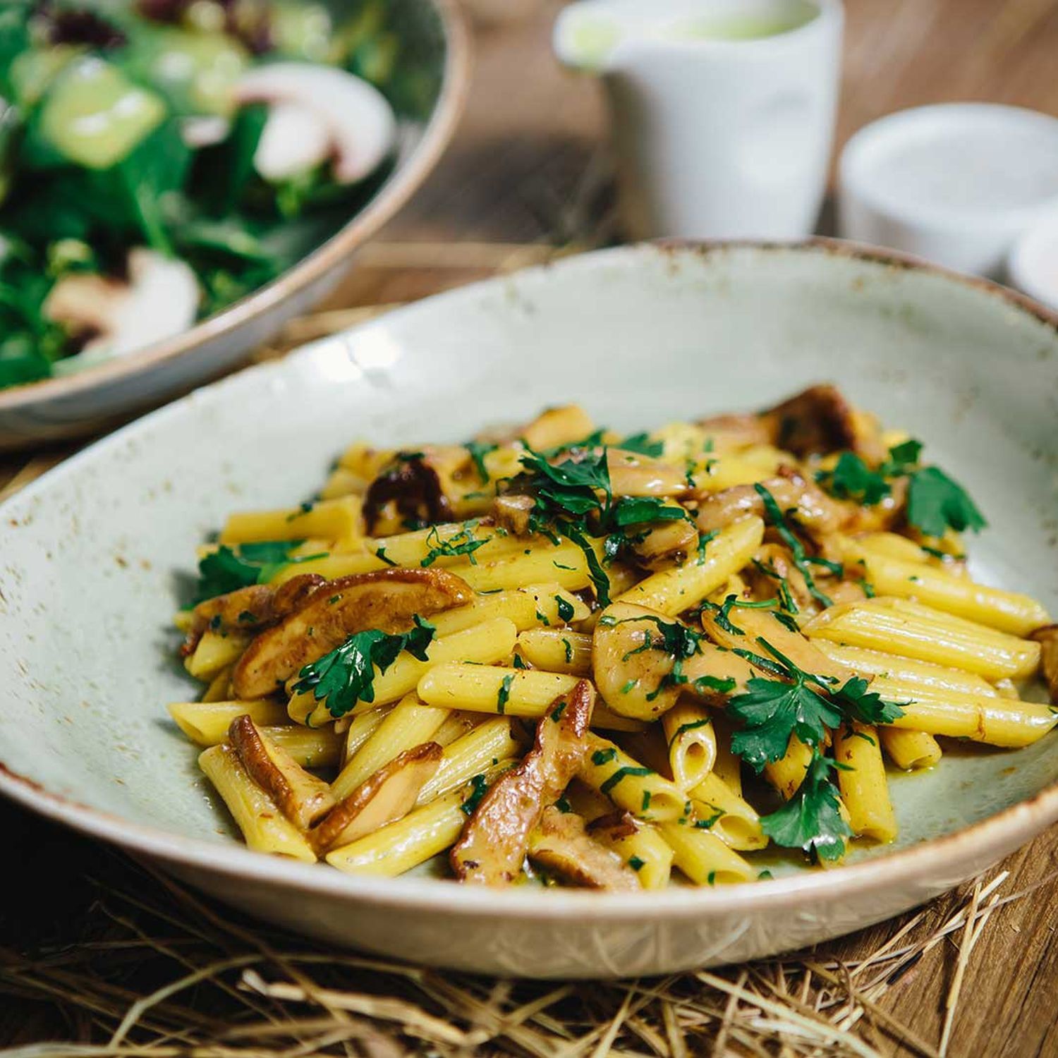 Penne mit Champignons Rezept | HOFER Rezeptwelt