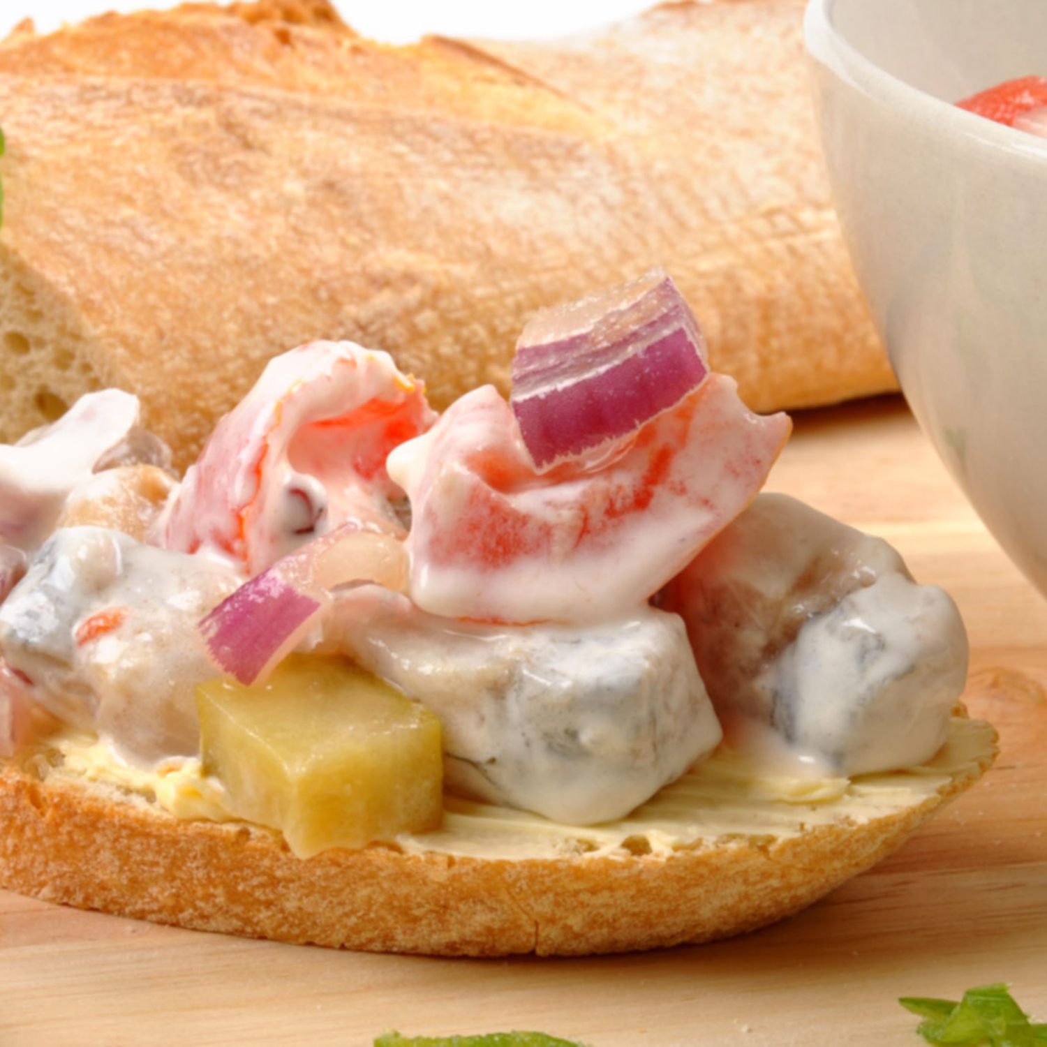 Sillsallad Selbstgemachter Heringssalat Rezept HOFER Rezeptwelt