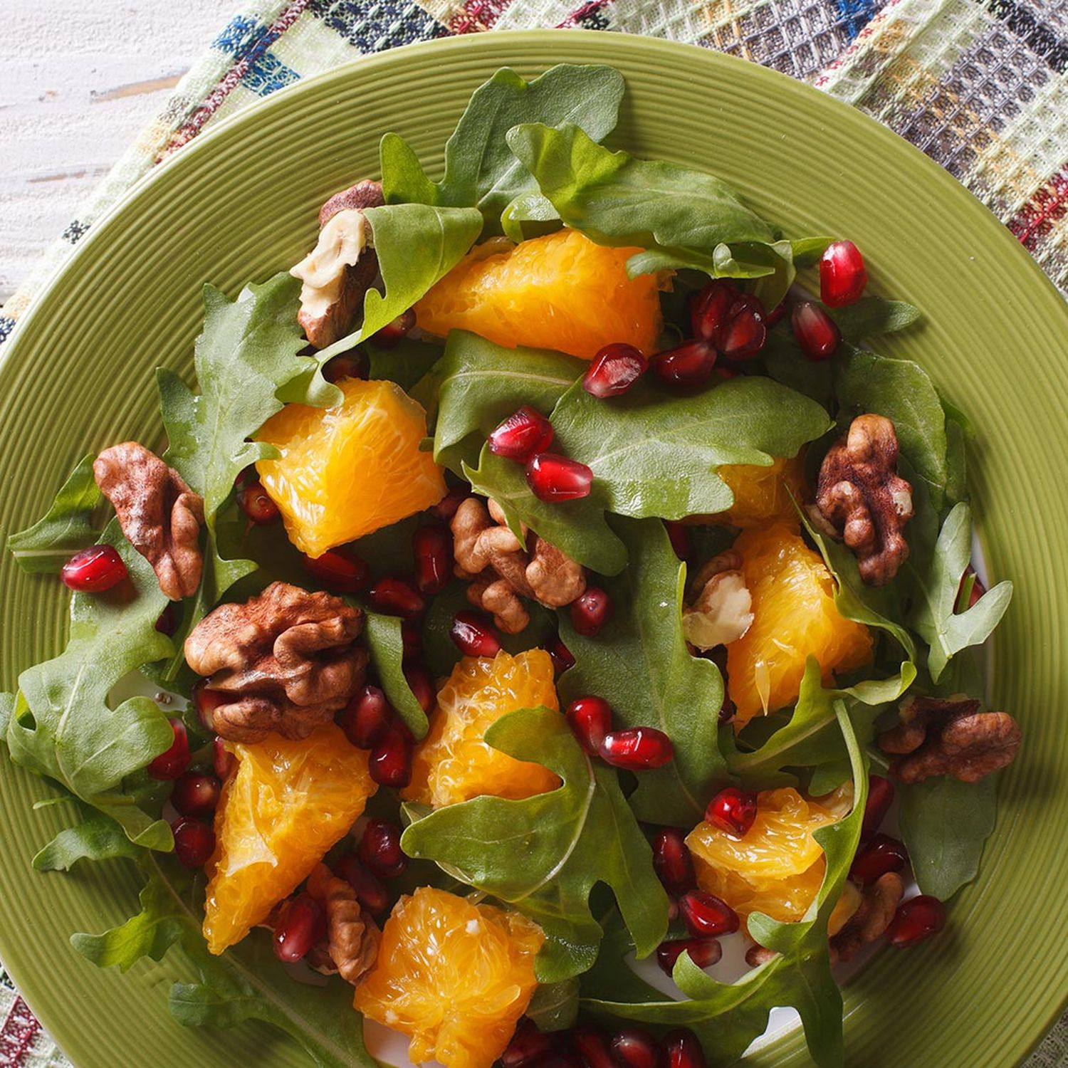 Orangen-Vogerlsalat mit Granatapfel Rezept | HOFER Rezeptwelt