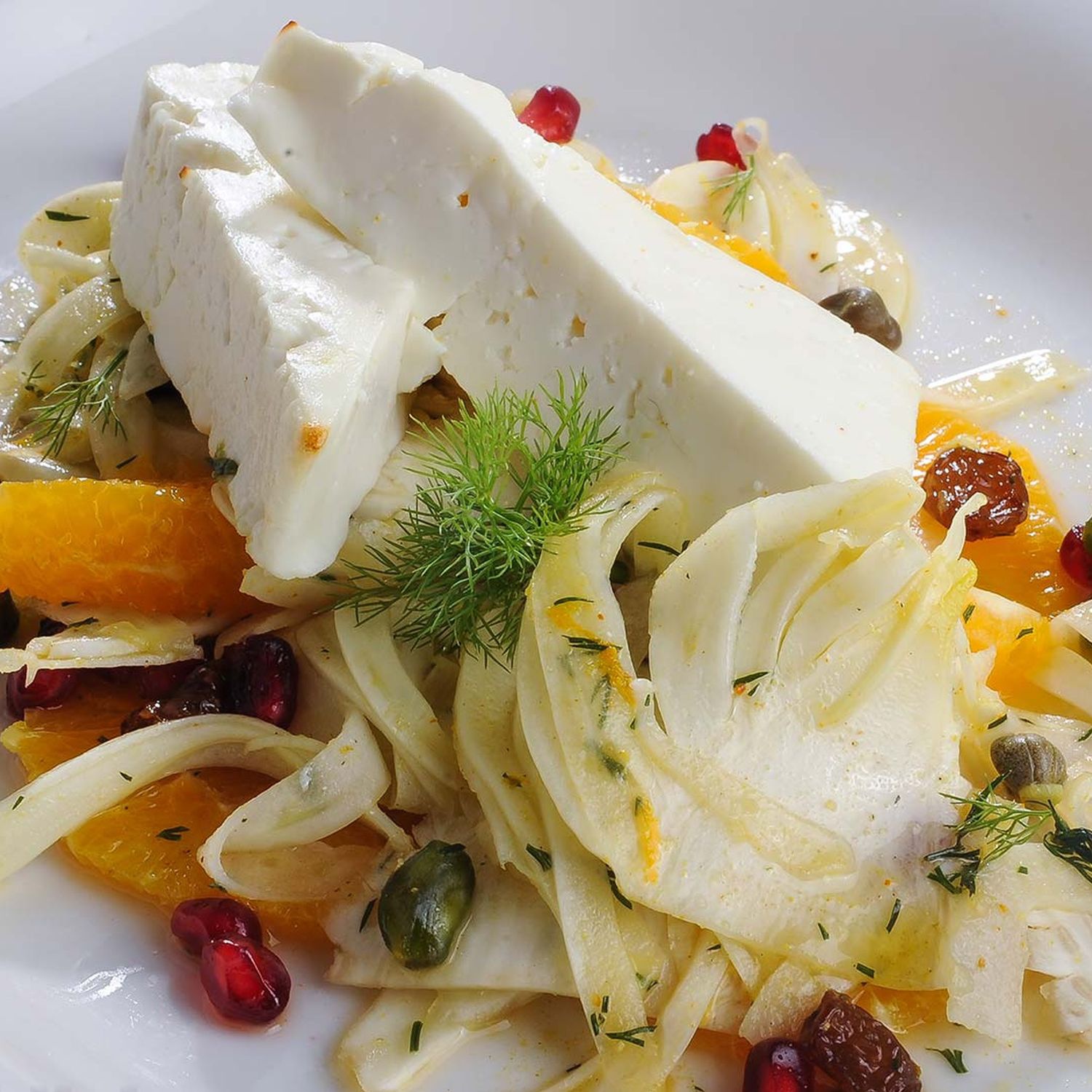 Feta auf Orangen-Fenchel-Salat Rezept | HOFER Rezeptwelt