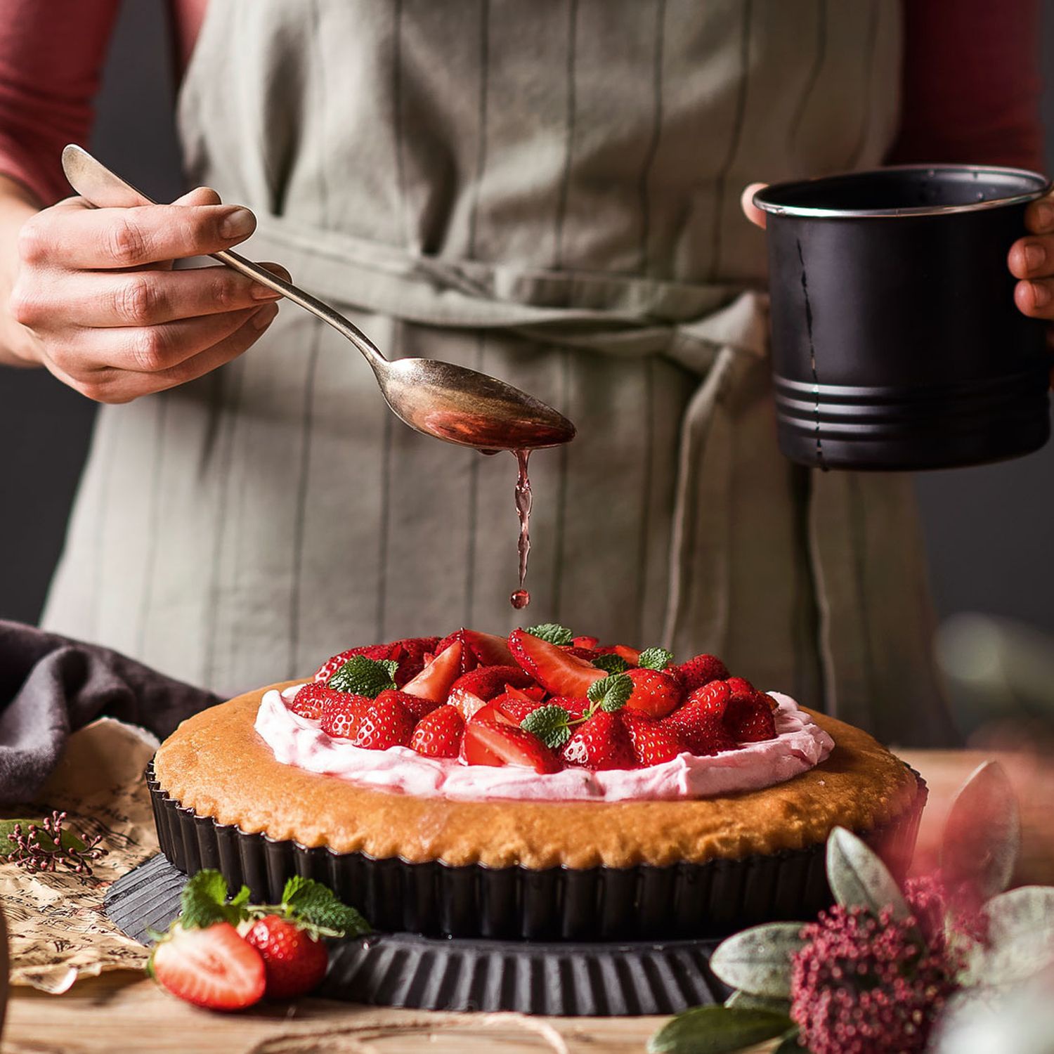 Erdbeer Creme Torte Hofer Rezeptwelt