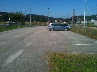Parkplatz in Walding